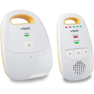 VTech DM221 Audio Baby Monitor with DECT 6.0 Digital Technology, 100% Digital Transmission for Privacy and Security, Vibrating Sound-Alert, up to 1,000 ft of Range, 5-Level Sound Indicator